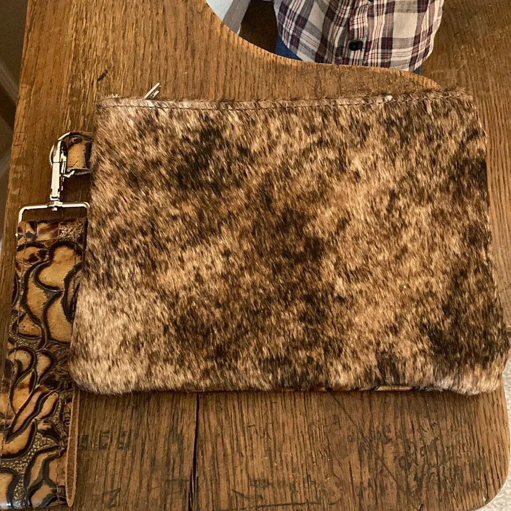 Merrick’s Custom Leather Clutch NWOT